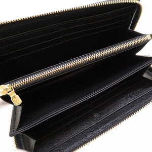 美品 ルイヴィトン エピ M68755 ジッピーウォレット ICチップ ノワール 黒 ゴールド金具 ラウンドファスナー長財布 財布 0031【中古】LOUIS VUITTON