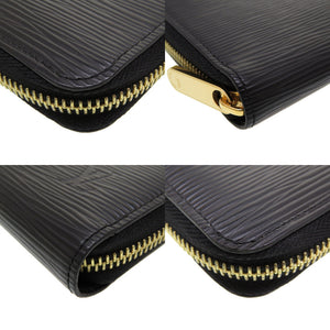 美品 ルイヴィトン エピ M68755 ジッピーウォレット ICチップ ノワール 黒 ゴールド金具 ラウンドファスナー長財布 財布 0031【中古】LOUIS VUITTON