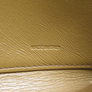 新品 フェンディ ズッカ柄 キャンバス レザー ブラウン 茶 ラウンドファスナー長財布 財布 0033【中古】FENDI