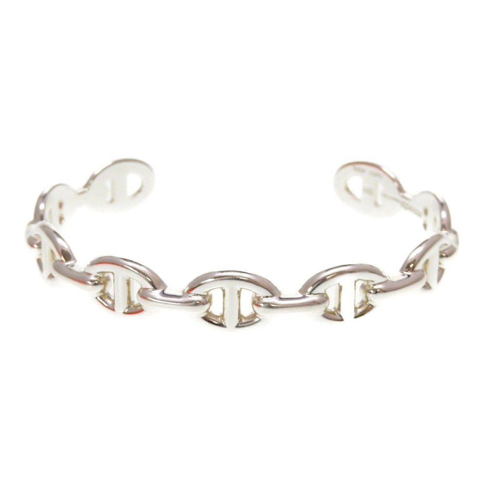 新品同様 エルメス シェーヌダンクル アンシェネ シルバー925 シルバー バングル ブレスレット 0037【中古】HERMES