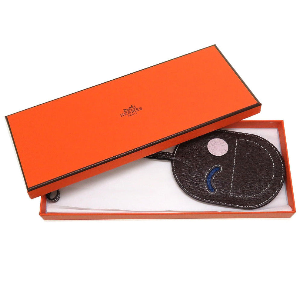 新品同様 エルメス インザループ トゥーゴー U刻印(2022年製) シェーブル ルージュセリエ キーホルダー バッグチャーム 0041【中古】HERMES