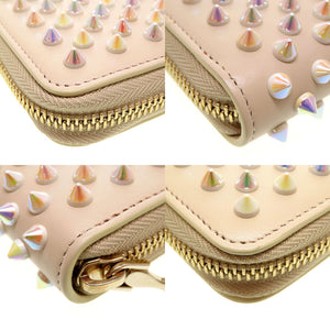 未使用 クリスチャンルブタン パネトーネ 1165065 マルチスタッズ パテントレザー アイボリー 白 0043【中古】Christian Loubutin