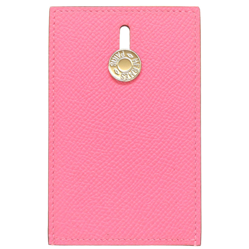 美品 エルメス ディアボロ セリエ Y刻印(2020年製) エプソン ローズアザレ パスケース カードケース 0045【中古】HERMES