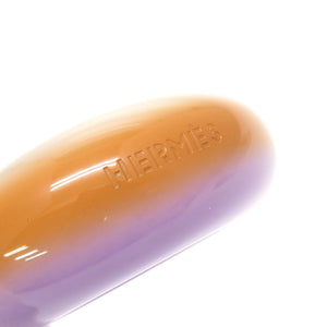美品 エルメス フュージョン ラッカー リラ バングル ブレスレット 0047【中古】HERMES