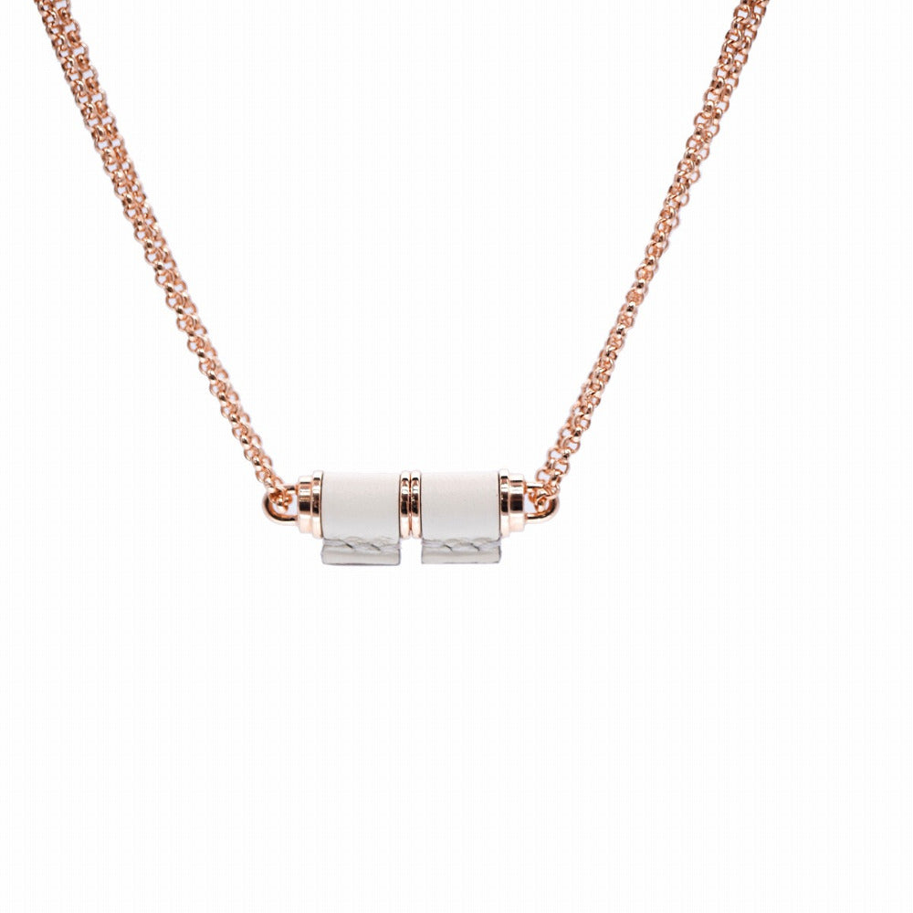 未使用 エルメス シャルニエール PM ナタ/ピンクゴールド ネックレス スイフト/メタル アクセサリー 0050【中古】HERMES