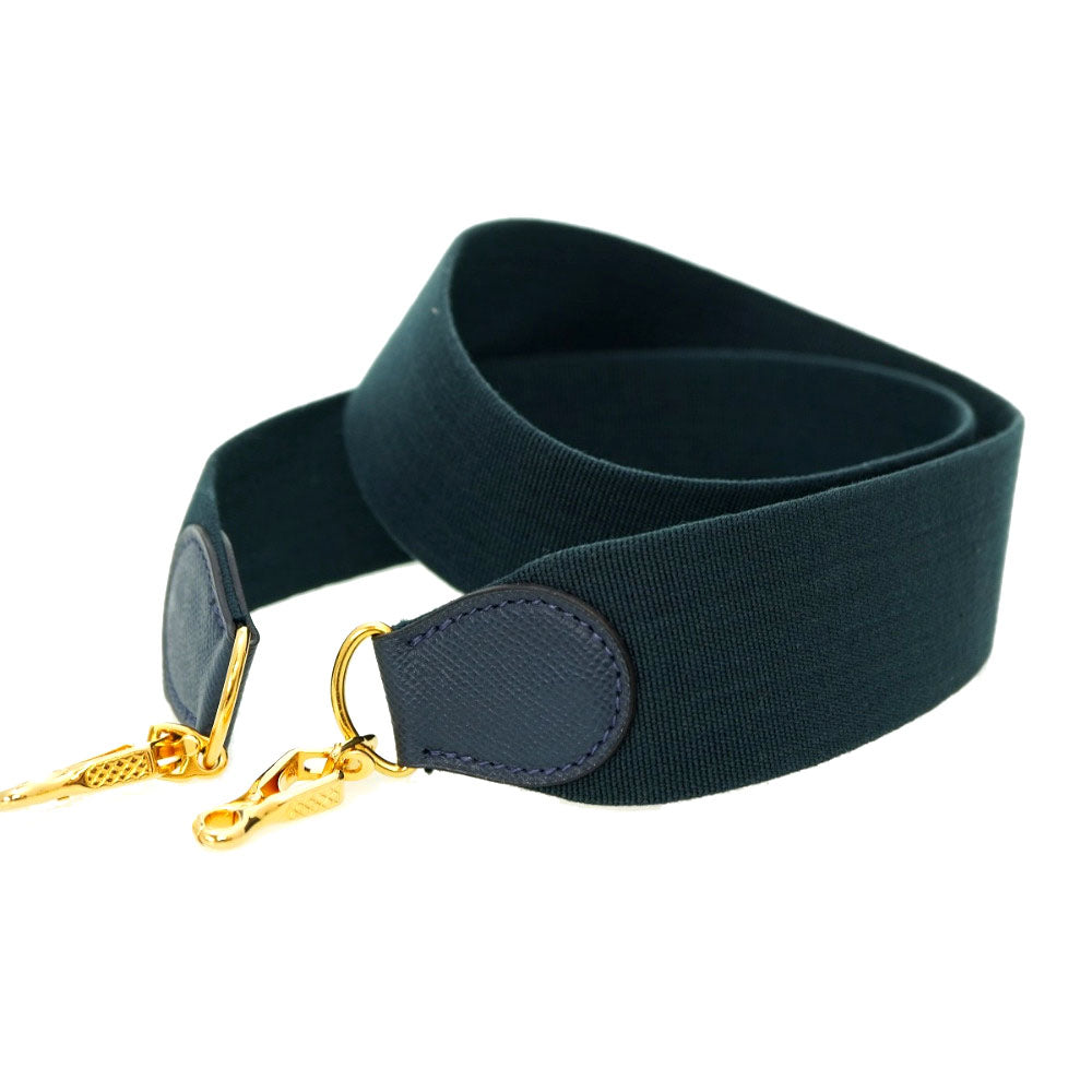 美品 エルメス エブリン ショルダー ストラップ クシュベル/キャンバス ネイビー 紺 ゴールド金具 0051【中古】HERMES