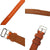 美品 エルメス メドール ME2.110 クオーツ 腕時計 SS/レザー シルバー/オレンジ 0058【中古】HERMES レディース