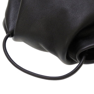 新品 ジルサンダー クラッシュSM レザー ブラック 黒 ハンドバッグ 0067【中古】JILSANDER