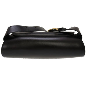 新品同様 ジルサンダー カンノーロSM レザー ブラック 黒 ショルダーバッグ 0068【中古】JILSANER