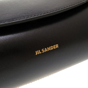 新品同様 ジルサンダー カンノーロSM レザー ブラック 黒 ショルダーバッグ 0068【中古】JILSANER