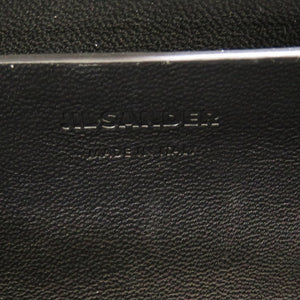 新品同様 ジルサンダー カンノーロSM レザー ブラック 黒 ショルダーバッグ 0068【中古】JILSANER