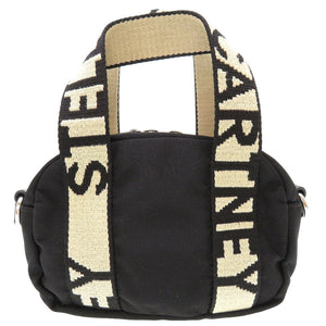 新品同様 ステラマッカートニー スモール ボストン ナイロン ブラック 黒 2way バッグ 0070【中古】STELLA McCARTNEY