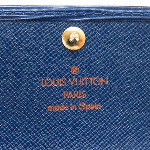 美品 ルイヴィトン エピ ミュルティクレ4 M63825 ブルー 青 4連 キーケース 0074【中古】LOUIS VUITTON