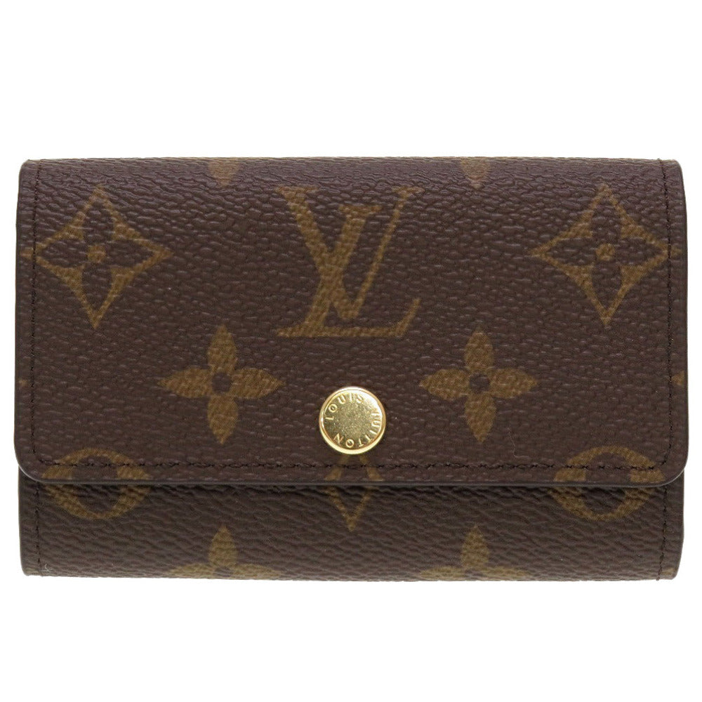 新品同様 ルイヴィトン モノグラム ミュルティクレ6 M62630 ICチップ 6連 キーケース 0075【中古】LOUIS VUITTON