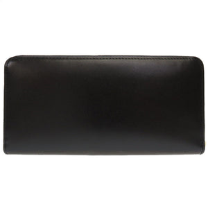 新品同様 ポールスミス レザー ブラック 黒 ラウンドファスナー長財布 財布 0079【中古】Poul Smith