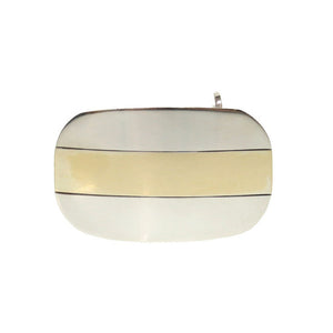 美品 ティファニー シルバー925 14KT K14YG シルバー ゴールド 14金 スターリング ベルト バックル 0091【中古】TIFFANY