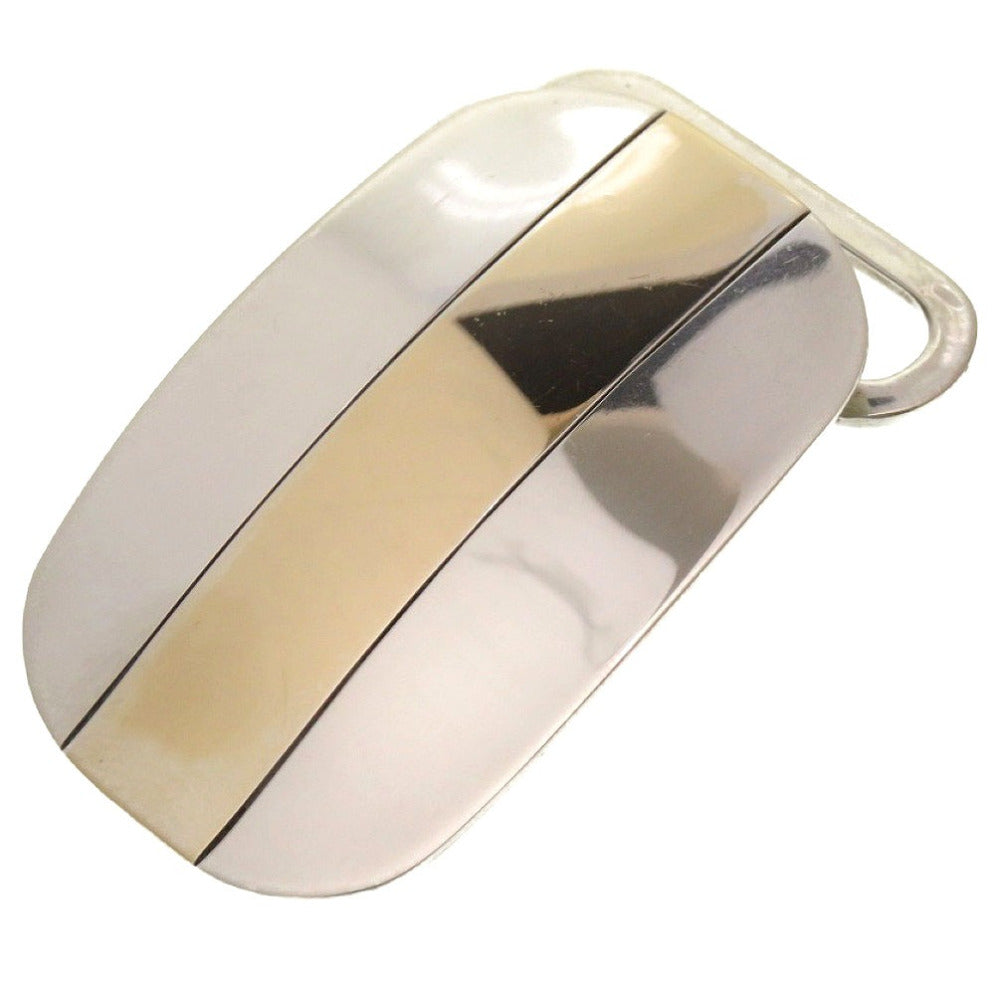 美品 ティファニー シルバー925 14KT K14YG シルバー ゴールド 14金 スターリング ベルト バックル 0091【中古】TIFFANY