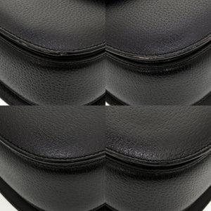 グッチ バンブー レザー ブラック 000 0633 2WAY ハンドバッグ バッグ 黒 0101 【中古】 GUCCI