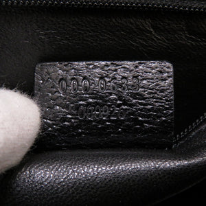 グッチ バンブー レザー ブラック 000 0633 2WAY ハンドバッグ バッグ 黒 0101 【中古】 GUCCI