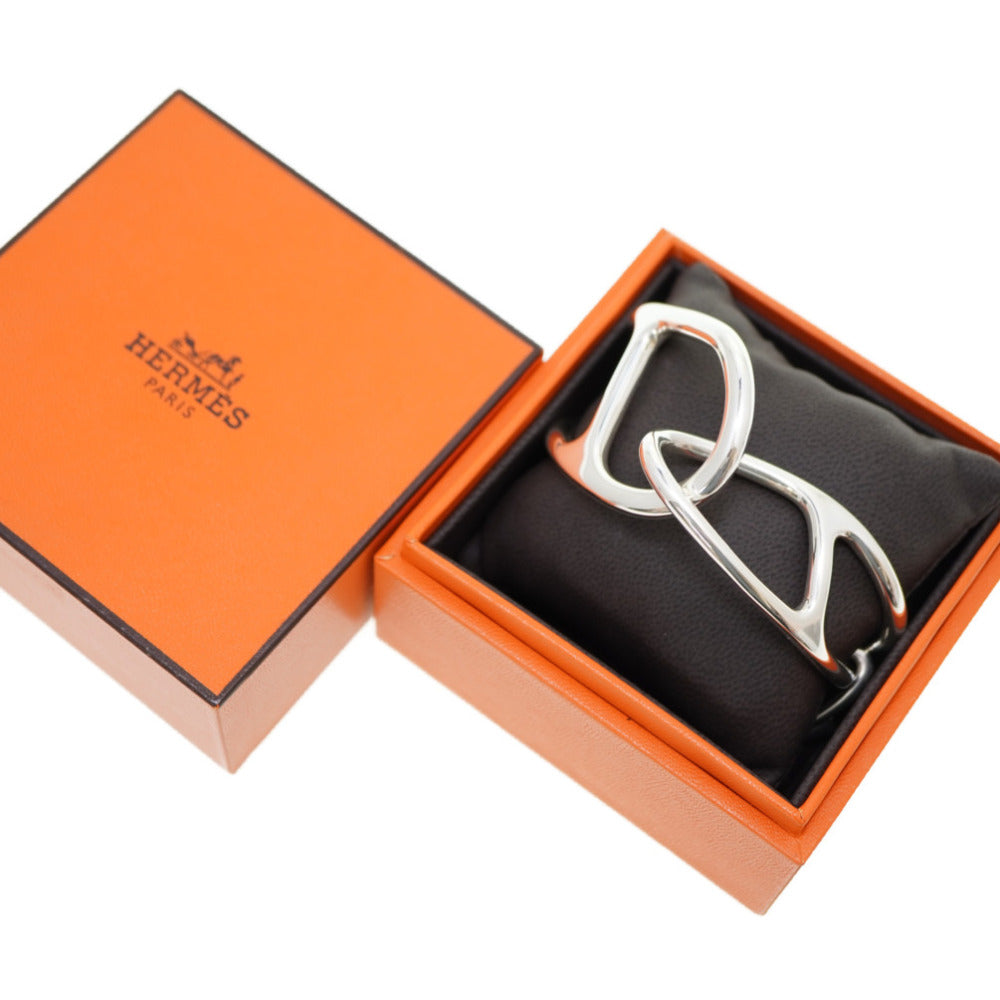 美品 エルメス シェーヌダンクル パンク ブレスレット シルバー925 男女兼用 アクセサリー 0104【中古】HERMES