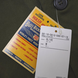 バズリクソンズ ガス プロテクティブ パーカー ミリタリージャケット BR15064 サイズM オリーブ 0117【中古】Buzz Rickson's メンズ