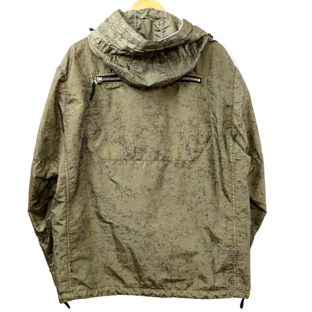 美品 ストーンアイランド ナイロンメタル スパイダー ナイロンジャケット サイズM カーキ 0118【中古】STONE ISLAND メンズ