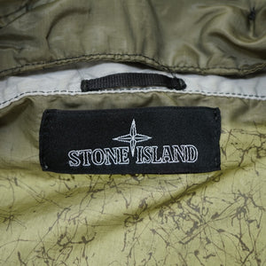 美品 ストーンアイランド ナイロンメタル スパイダー ナイロンジャケット サイズM カーキ 0118【中古】STONE ISLAND メンズ