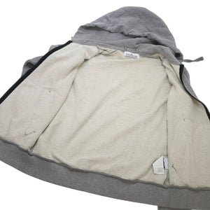 ストーンアイランド ジップアップ パーカー コットン メンズL グレー 0119【中古】STONE ISLAND メンズ