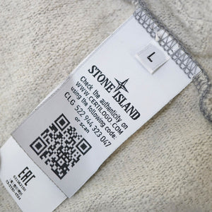 ストーンアイランド ジップアップ パーカー コットン メンズL グレー 0119【中古】STONE ISLAND メンズ