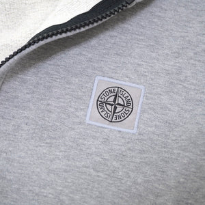 ストーンアイランド ジップアップ パーカー コットン メンズL グレー 0119【中古】STONE ISLAND メンズ