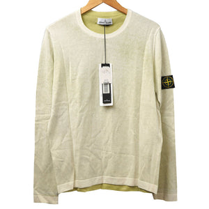 新品同様 ストーンアイランド コットン ニット カットソー サイズL 0120【中古】STONE ISLAND メンズ