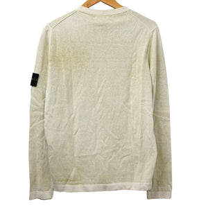 新品同様 ストーンアイランド コットン ニット カットソー サイズL 0120【中古】STONE ISLAND メンズ