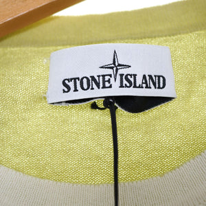 新品同様 ストーンアイランド コットン ニット カットソー サイズL 0120【中古】STONE ISLAND メンズ