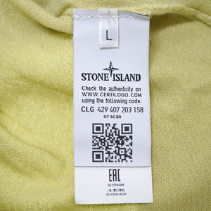 新品同様 ストーンアイランド コットン ニット カットソー サイズL 0120【中古】STONE ISLAND メンズ