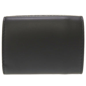 新品同様 フェンディ コンパクトウォレット 7M0280 FFロゴ レザー ブラック グレー 黒 3つ折り財布 財布 0123【中古】FENDI