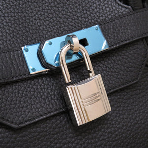 新品同様 エルメス バーキン50 トリヨンクレマンス ブラック シルバー金具 □J刻印 ハンドバッグ バッグ 黒 0004 【中古】 HERMES メンズ ボストンバッグ