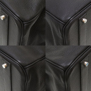 新品同様 エルメス バーキン50 トリヨンクレマンス ブラック シルバー金具 □J刻印 ハンドバッグ バッグ 黒 0004 【中古】 HERMES メンズ ボストンバッグ