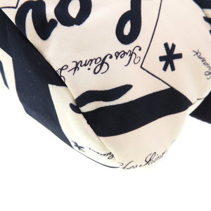 美品 イヴサンローラン LOVE ラブ YSL金具 ナイロン アイボリー ネイビー 紺 ボディバッグ ウエストバッグ 0011【中古】YVES SAINT LAURENT