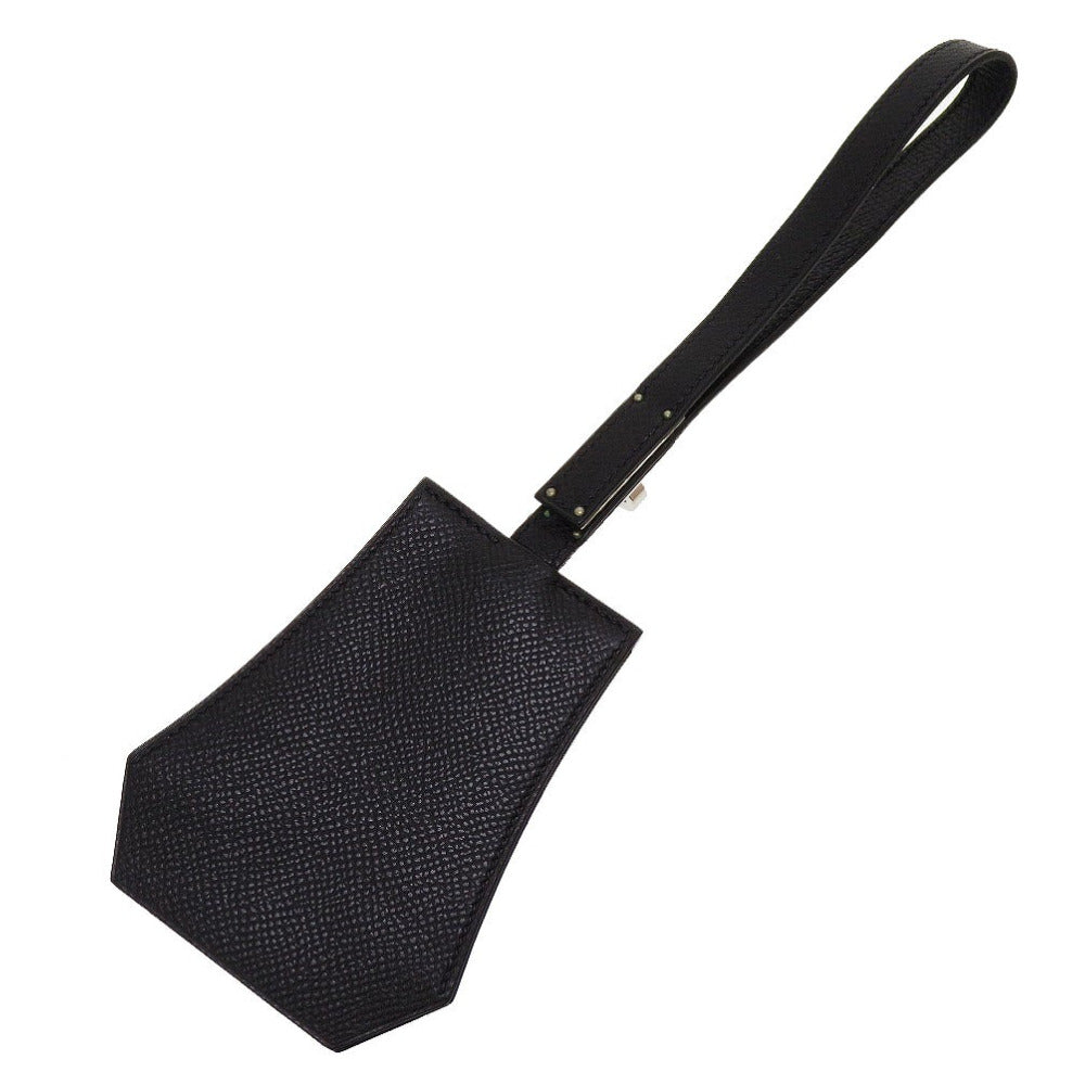 美品 エルメス ケリー クロシェット K刻印(20007年製) ヴォーエプソン ブラック 黒 キーホルダー 0016【中古】HERMES