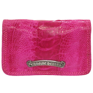 美品 クロムハーツ オーストレッグ ピンク カードケース 名刺入れ ケース 0017 【中古】 CHROME HEARTS