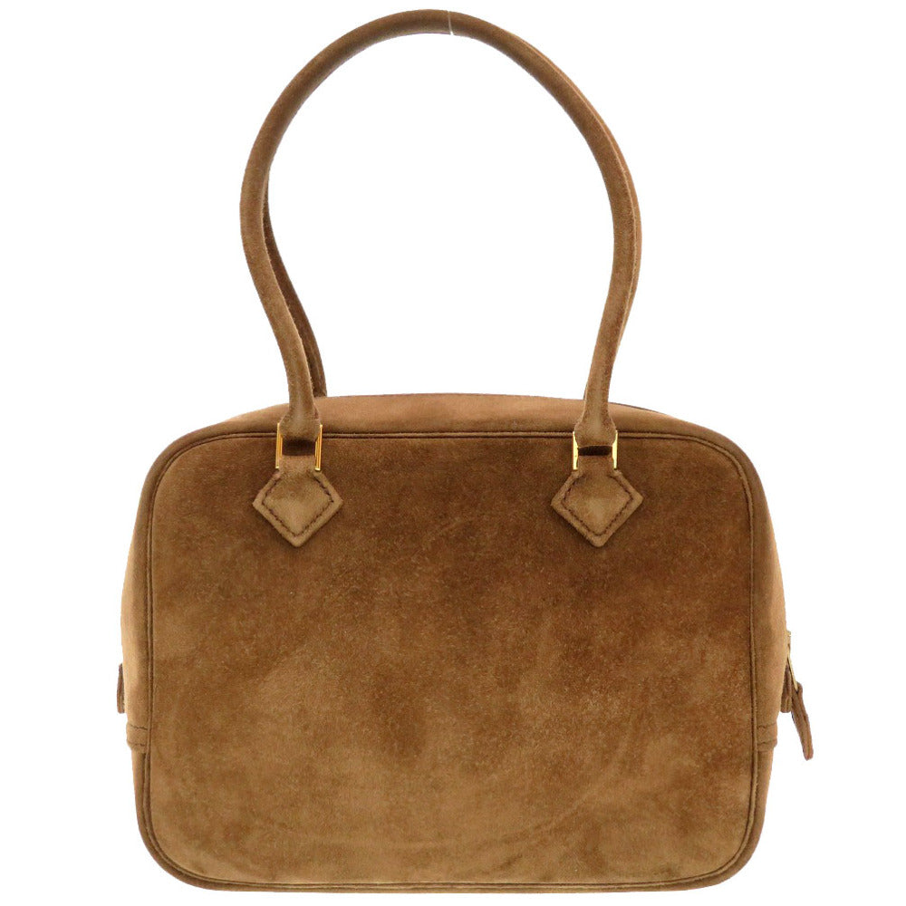 美品 エルメス ミニプリュム ドブリス マロン ゴールド金具 □H刻印 ハンドバッグ バッグ 茶 0019 【中古】 HERMES プリュム20