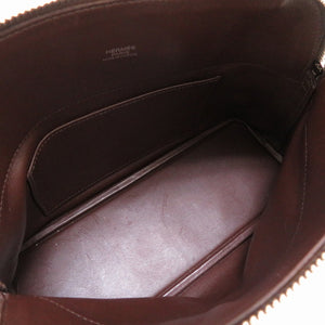 エルメス ボリード27 ヴォースイフト ショコラ シルバー金具 □K刻印 ハンドバッグ バッグ 茶 0020 【中古】 HERMES