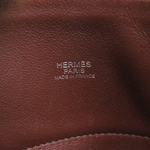 エルメス ボリード27 ヴォースイフト ショコラ シルバー金具 □K刻印 ハンドバッグ バッグ 茶 0020 【中古】 HERMES