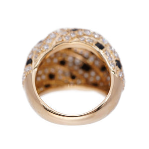 新品同様 カルティエ スリナム オニキス ダイヤ K18YG リング 750YG 指輪 イエローゴールド/ダイヤモンド＃54(13号)ジュエリー アクセサリー 0022【中古】CARTIER レディース