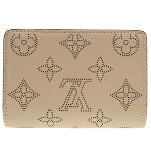 新品同様 ルイヴィトン モノグラム マヒナ ポルトフォイユ クレア M80817 ICチップ ガレ 2つ折り財布 コンパクトウォレット 財布 0028【中古】LOUIS VUITTON