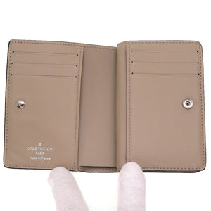 新品同様 ルイヴィトン モノグラム マヒナ ポルトフォイユ クレア M80817 ICチップ ガレ 2つ折り財布 コンパクトウォレット 財布 0028【中古】LOUIS VUITTON