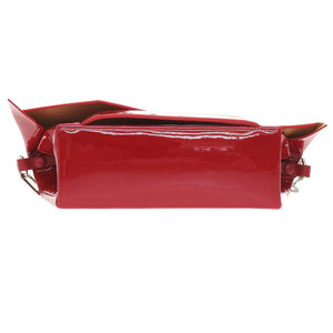 新品同様 メゾンマルジェラ S61WF0025 Snatched パテントレザー レッド 赤 チェーン ショルダーバッグ 0031【中古】Maison Margiela