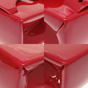 新品同様 メゾンマルジェラ S61WF0025 Snatched パテントレザー レッド 赤 チェーン ショルダーバッグ 0031【中古】Maison Margiela