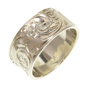 美品 フラットヘッド スクロールリング シルバー925 日本サイズ18号 シルバー リング 指輪 0035【中古】THE FLAT HEAD