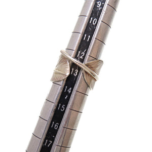 美品 フラットヘッド ラフフェザー シルバー925 シルバー 指輪 シルバー 0038【中古】THE FLAT HEAD